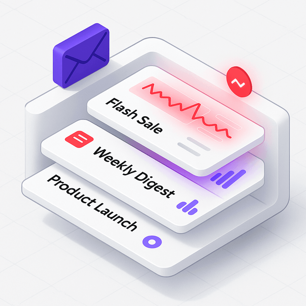 Email dashboard preview
